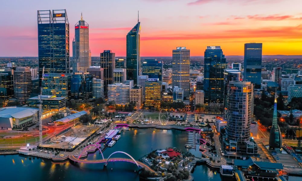Perth is known for its beaches, sunshine, and relaxed lifestyle.