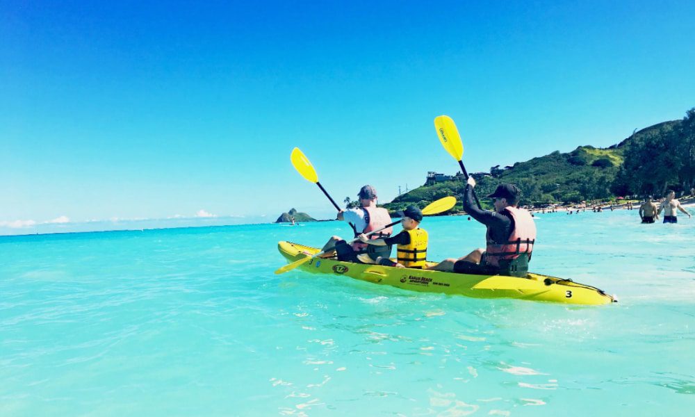 Kayaking Hyams Beach