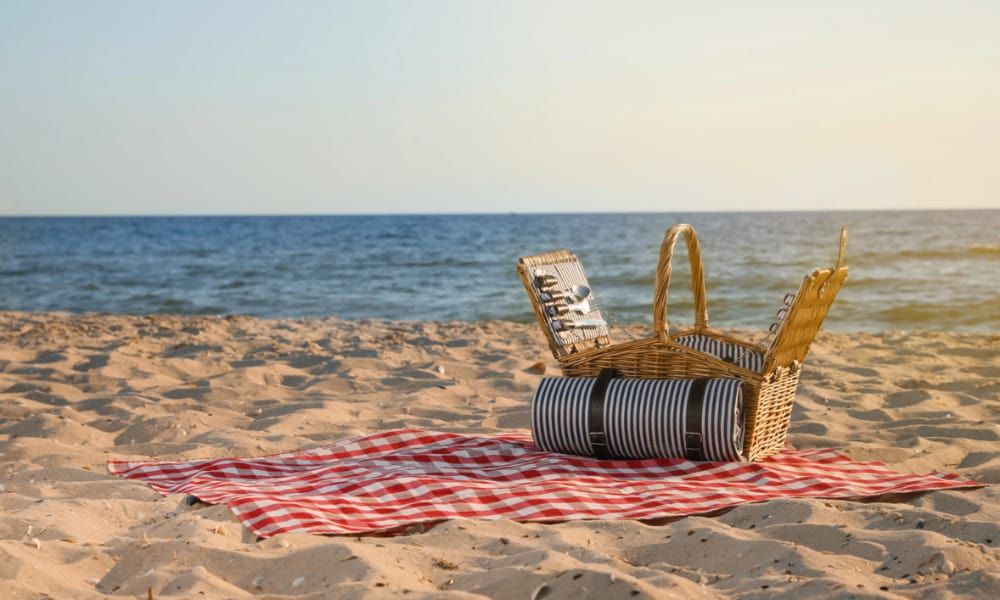 Relax with a Beachside Picnic