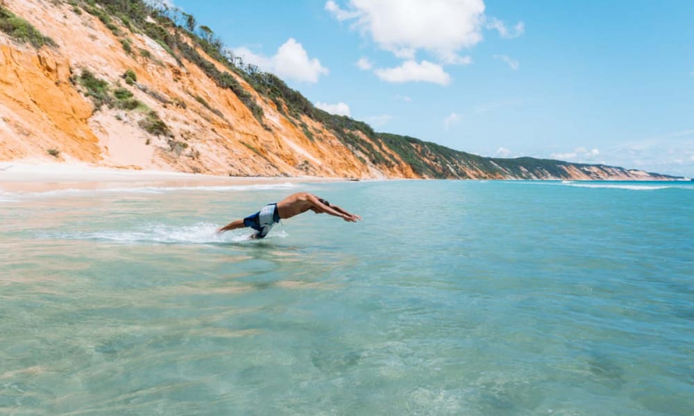 Swim at Rainbow Beach Main Beach