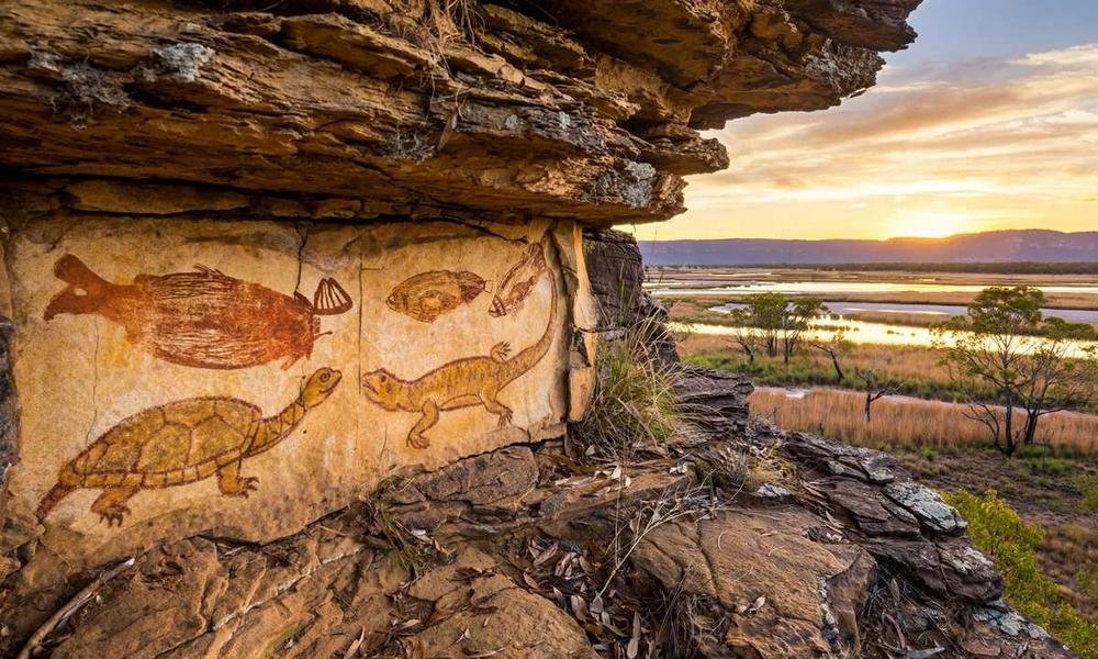 Aboriginal rock art at Ubirr in Kakadu National Park