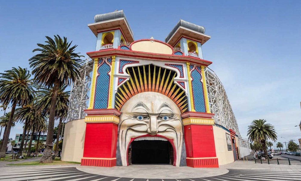Luna Park entrance at St Kilda Melbourne